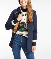 Women's Bean's Classic Ragg Wool Crewneck Intarsia Sweater
