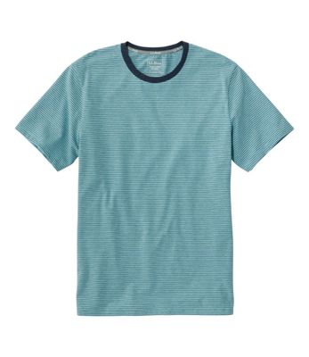 Men's Comfort Stretch Pima Tee Shirt, Short-Sleeve, Stripe