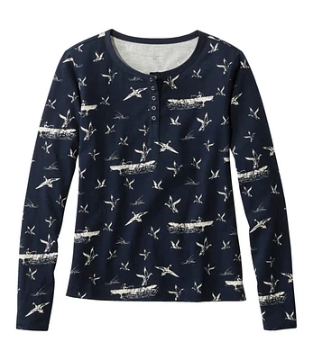 Women's Signature Rangeley Cotton Tee, Henley