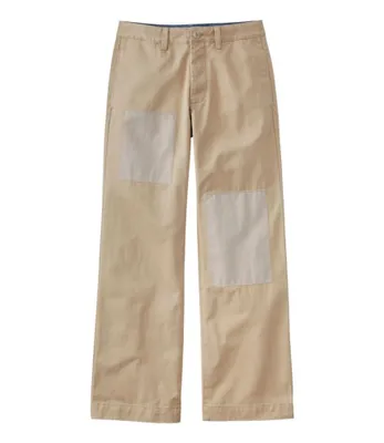 Women's Signature Boyfriend Chinos, Mid-Rise Patchwork