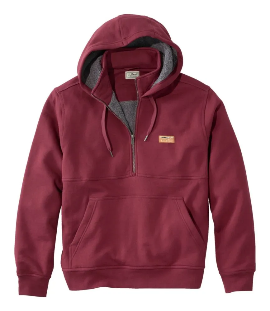 Men's Katahdin Iron Works® Half-Zip Sweatshirt, Hooded