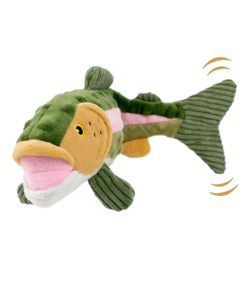 Twitchy Tail Trout Dog Toy