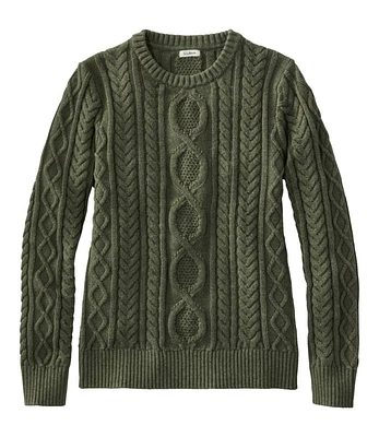 Women's Bean's Heritage Soft Cotton Fisherman Sweater