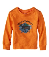 Infants' and Toddlers' Graphic Tee, Long-Sleeve Glow-in-the-Dark