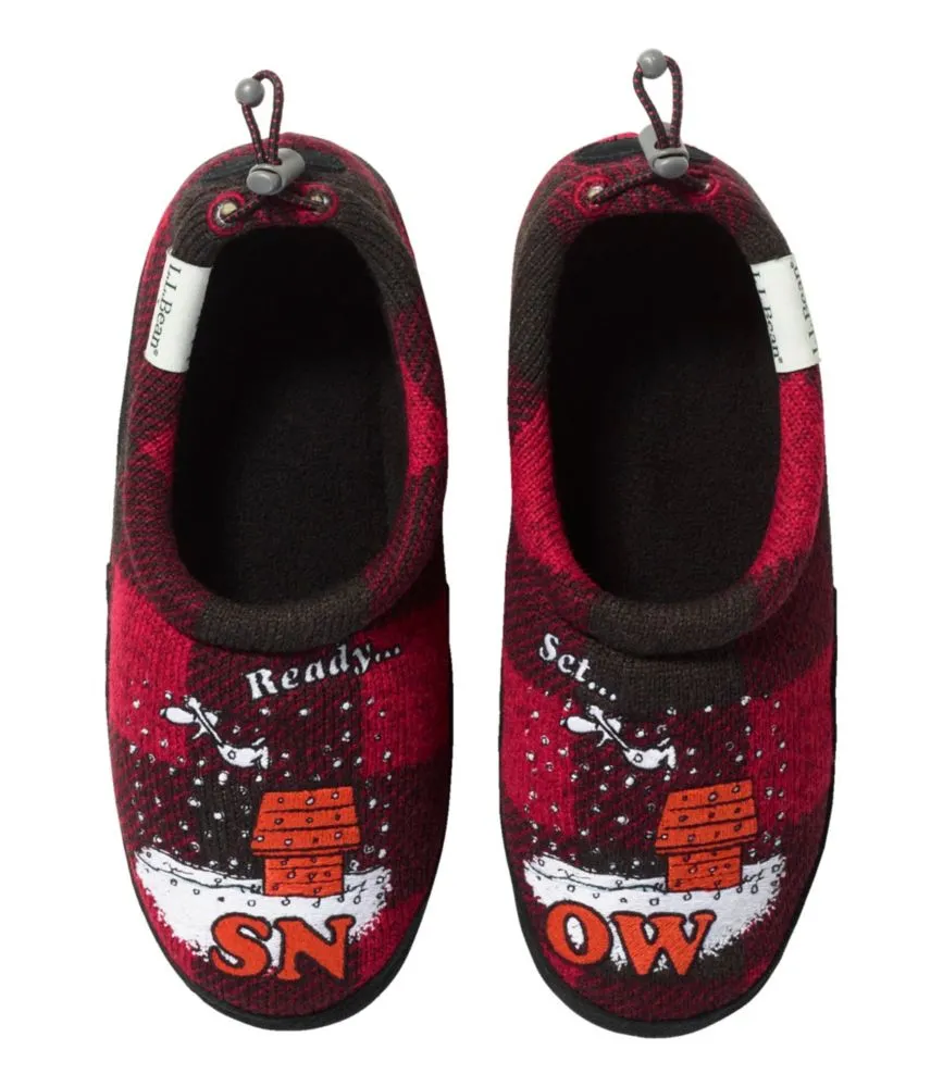 Kids' L.L.Bean X Peanuts Sweater Fleece Slippers