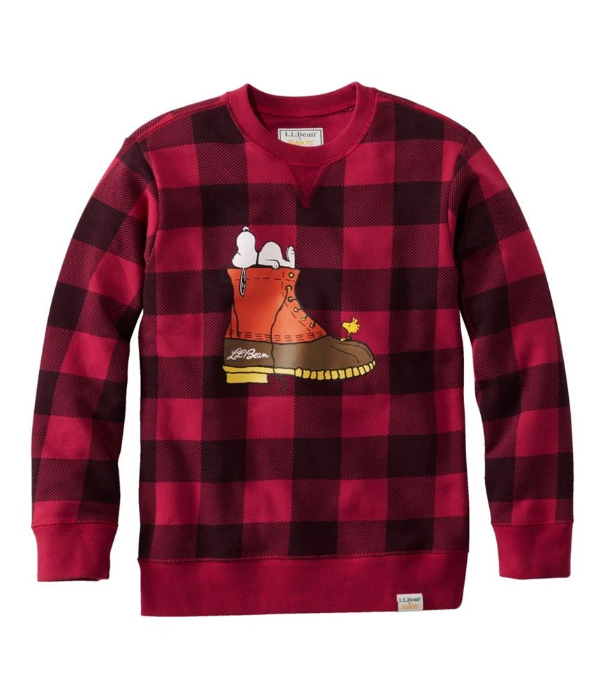 Kids' L.L.Bean x Peanuts Crew Sweatshirt