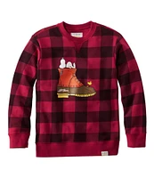 Kids' L.L.Bean x Peanuts Crew Sweatshirt