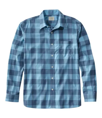 Men's Bean's Wrinkle-Free Everyday Shirt, Traditional Untucked Fit, Plaid