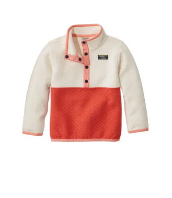 Infants' and Toddlers' Quilted Quarter-Snap Pullover, Colorblock