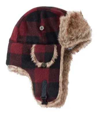 Adults' Mad Bomber Wool Hat, Plaid