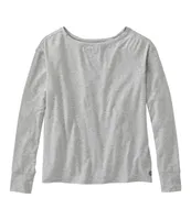 Women's Beyond Soft Tee, Pleat-Back Long-Sleeve