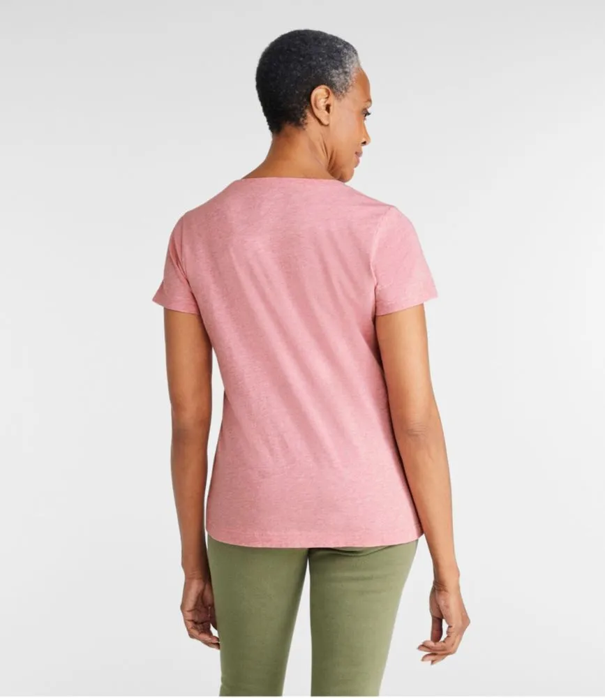 L.L.Bean Women's Short-Sleeve Pima Cotton T-Shirt