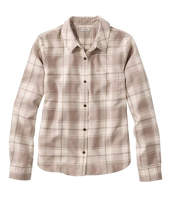 Women's Feather-Soft Twill Shirt, Long-Sleeve