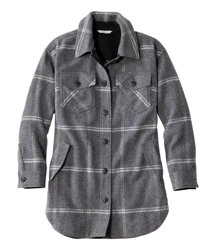 Women's Signature Wool-Blend Long Shacket