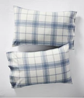 Organic Flannel Sheet Collection, Plaid