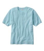 Women's Classic Cashmere Sweater, Short-Sleeve Tee