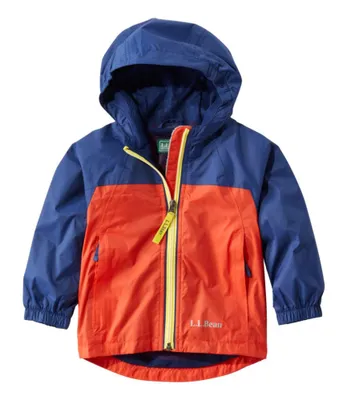 Toddlers' Discovery Rain Jacket, Colorblock