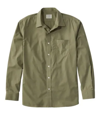 Men's Bean's Wrinkle-Free Everyday Shirt, Traditional Untucked Fit