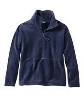 Women's Soft Stretch Corduroy Pullover, Half-Zip