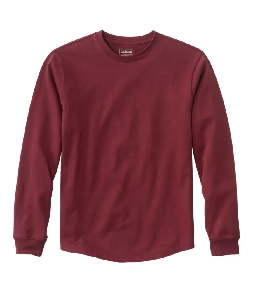 Men's BeanBuilt Cotton Tee, Without Pocket, Long-Sleeve