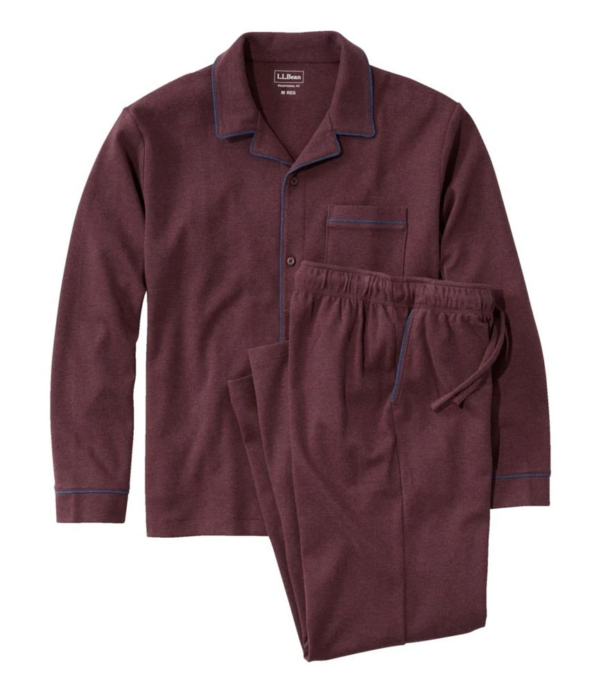 Men's Bean's Cotton Knit Pajamas