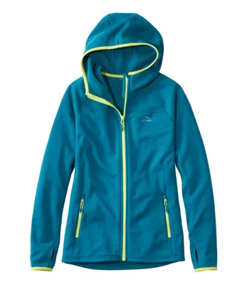 Women's PrimaLoft ThermaStretch Fleece Jacket, Hooded Full-Zip