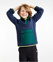 Kids' L.L.Bean Sweater Fleece, Half-Snap