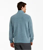 Men's Tumbled Sherpa, Quarter-Zip Pullover
