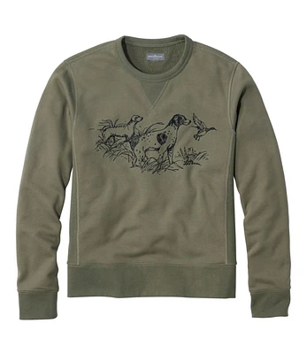 Men's Signature Rugged Crewneck Sweatshirt, Print