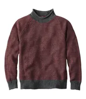 Men's Signature Organic Cotton Rollneck Sweater, Fair Isle