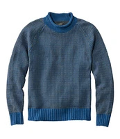 Men's Signature Organic Cotton Rollneck Sweater, Fair Isle