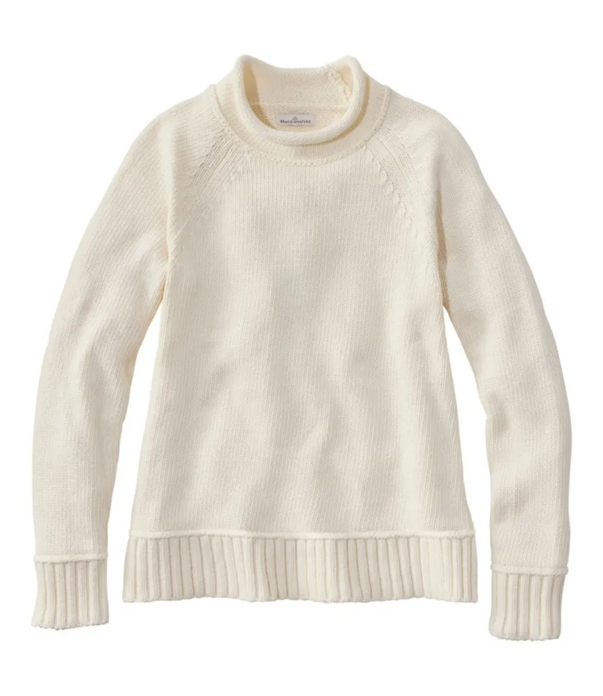 Women's Signature Original Cotton Sweater, Rollneck