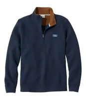 Men's Lakewashed Double-Knit Quarter-Zip Pullover