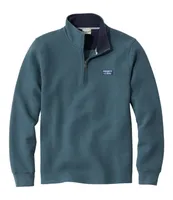 Men's Lakewashed Double-Knit Quarter-Zip Pullover