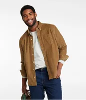 Men's Comfort Stretch® Corduroy Shirt, Long-Sleeve, Traditional Untucked Fit