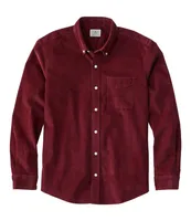 Men's Comfort Stretch Corduroy Shirt, Long-Sleeve, Traditional Untucked Fit