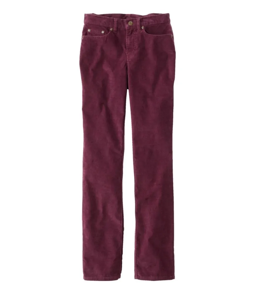 Straight Five-Pocket Corduroy Pants