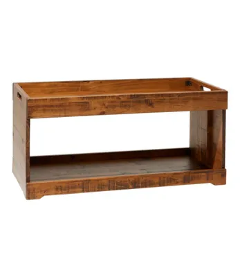 Rustic Wooden Two Tier Boot Tray