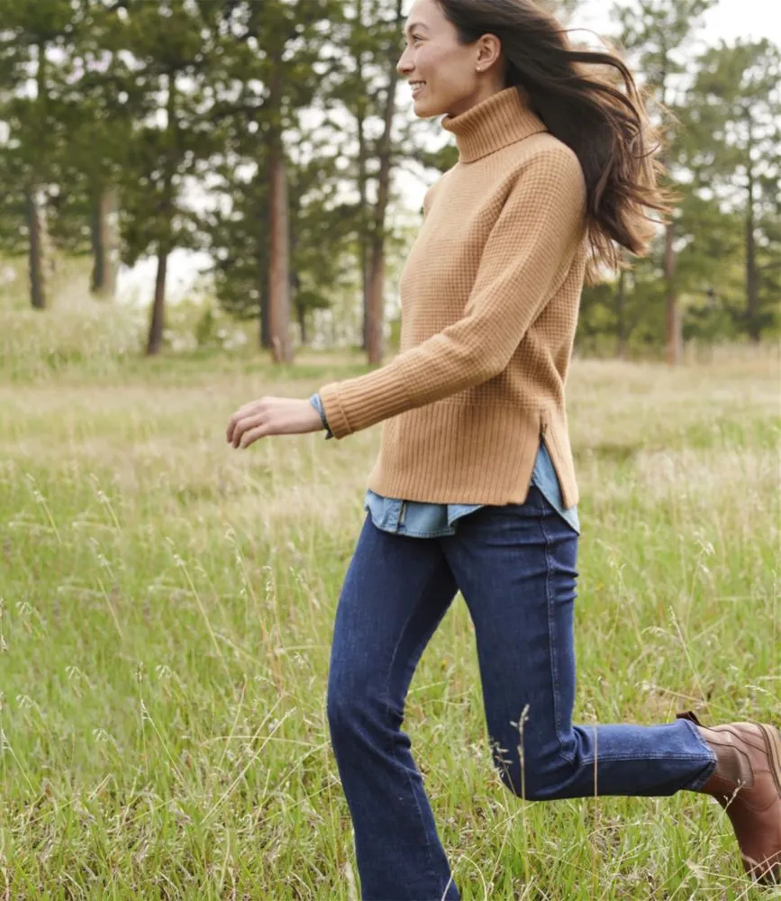 Women's SuperSoft Waffle Sweater, Turtleneck at L.L. Bean