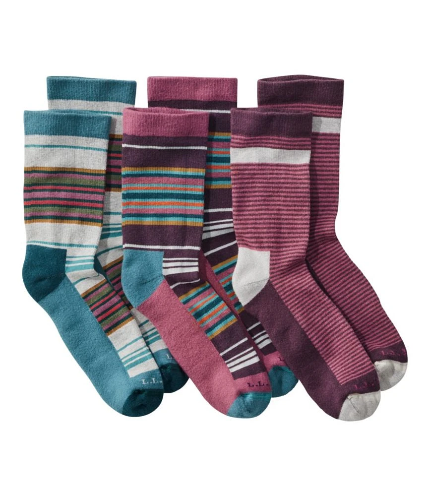 Adults' Wicked Soft Cotton Socks Gift Set, 3 Pairs