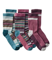 Adults' Wicked Soft Cotton Socks Gift Set, 3 Pairs