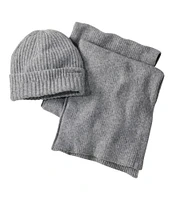 Adults' Rib Knit Hat and Scarf Gift Set