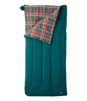 L.L.Bean Flannel Lined Camp Sleeping Bag, 40°