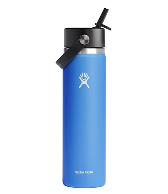 Hydro Flask Wide Mouth Water Bottle with Flex Straw Cap
