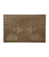 Everyspace Recycled Waterhog Doormat, Sunrise Dogs