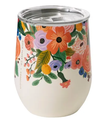 Corkcicle x Rifle Paper Co. Stemless Cup, Garden Party, 12 oz.
