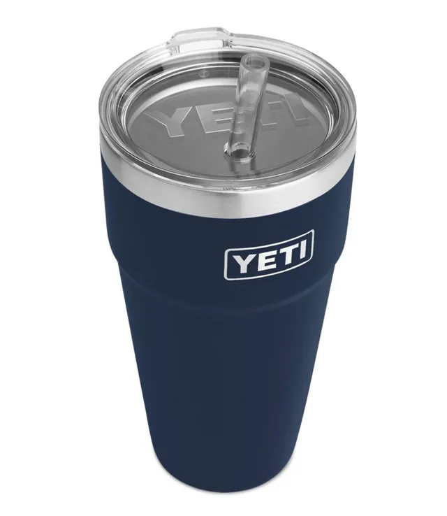 YETI Rambler 26 oz BPA Free Straw Cup Stackable - Navy NWT