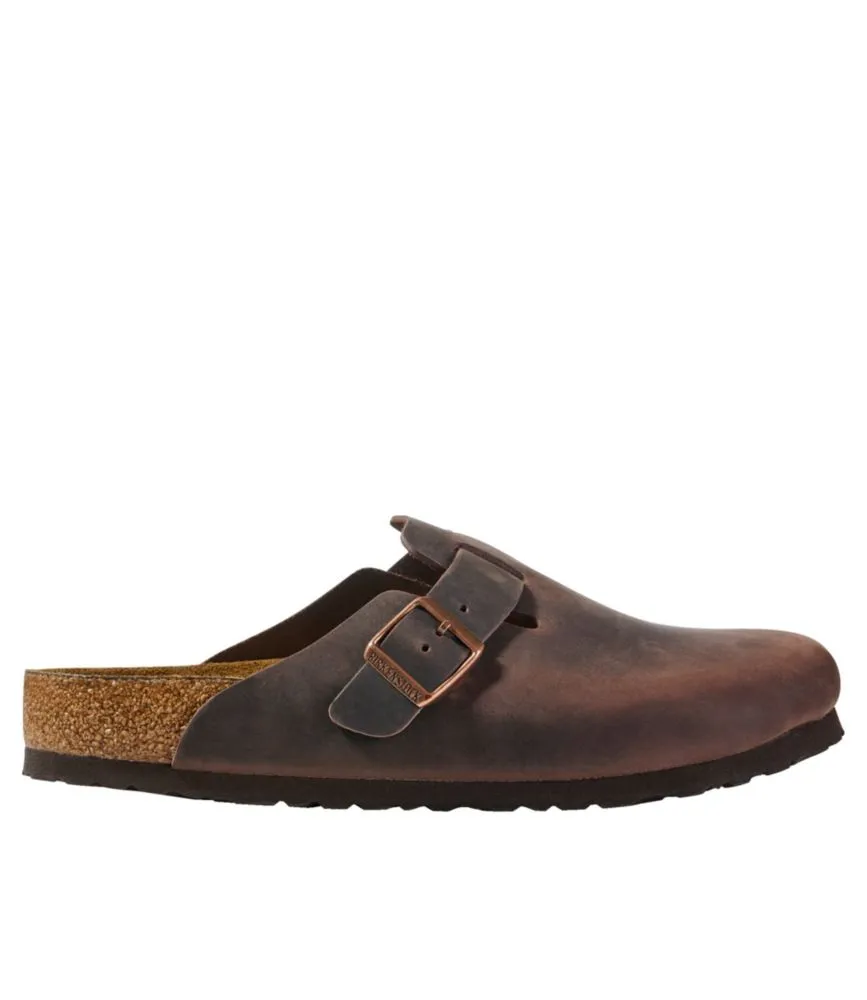 Men's Birkenstock Soft Footbed Boston Clogs