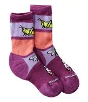 Kids' Smartwool Hike Full-Cushion Crew Socks, Garden Bugs