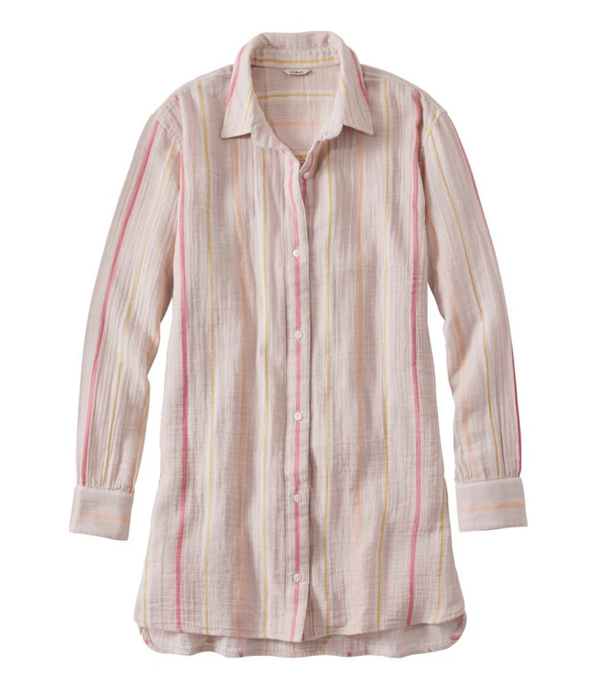 Women's Cloud Gauze Cover-Up Shirt, Stripe